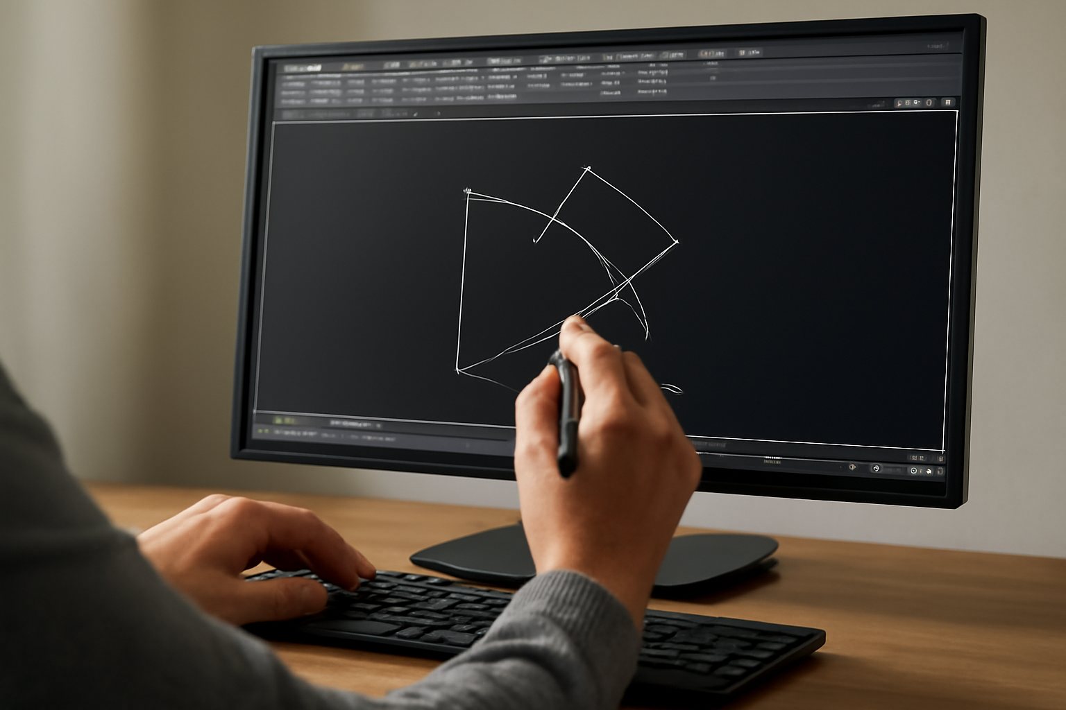 Угловые размеры в AutoCAD